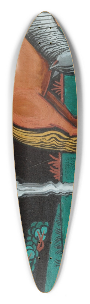 Helena Schrammwna - On a pasture 39.3 inch art pintail longboard deck