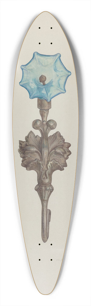 Helen Bronson - Tie-back 39.3 inch art pintail longboard deck