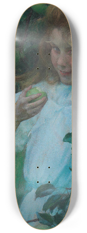 Charles Courtney Curran - In the Orchard 8.25 inch art skate deck