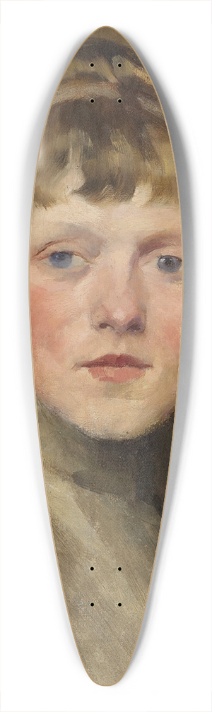 Helene Schjerfbeck - Self-Portrait 39.3 inch art pintail longboard deck