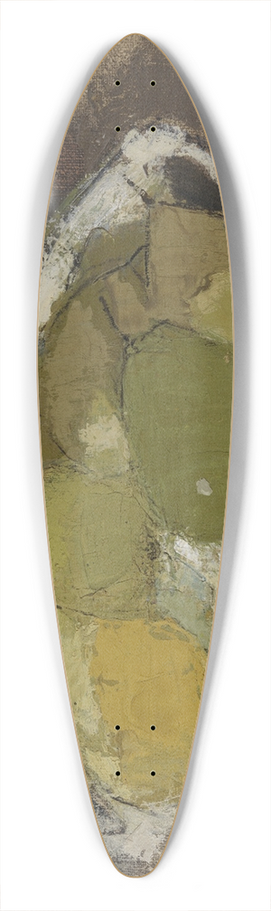 Helene Schjerfbeck - Still Life in Green 39.3 inch art pintail longboard deck