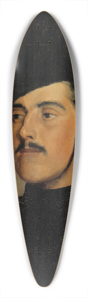 Helene Schjerfbeck - The Cossack (The Beautiful Cossack) 39.3 inch art pintail longboard deck