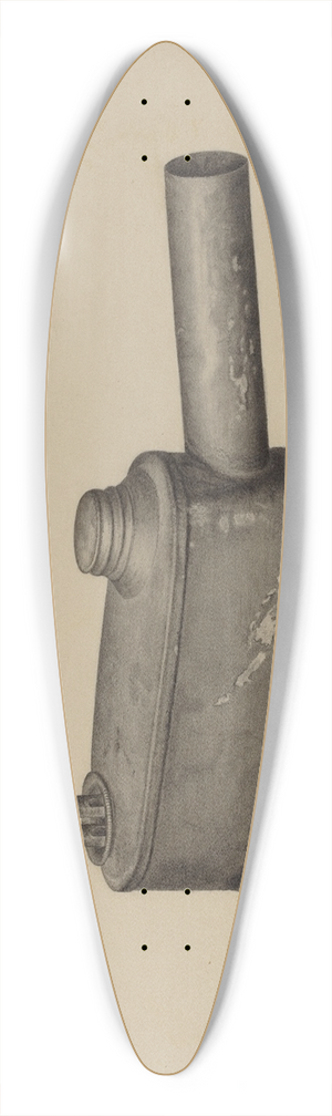 Helen Hobart - Bunker Lamp 39.3 inch art pintail longboard deck