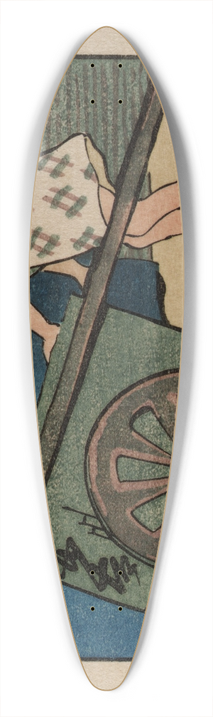 Helen Hyde - The Go-Cart 39.3 inch art pintail longboard deck