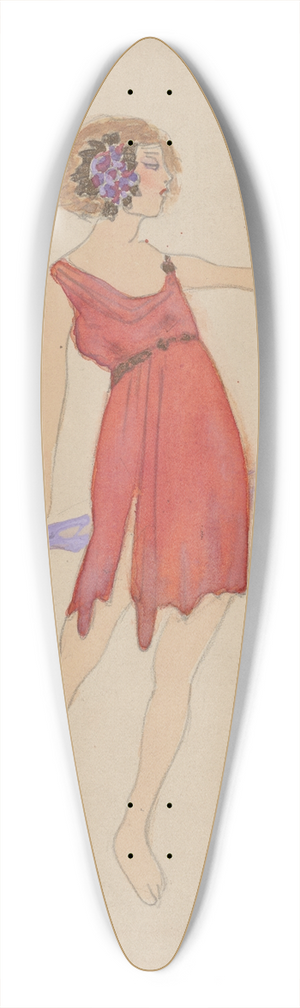 Helen Marguerite O'Kane - Miss ODennishawn-Greek Dance 39.3 inch art pintail longboard deck