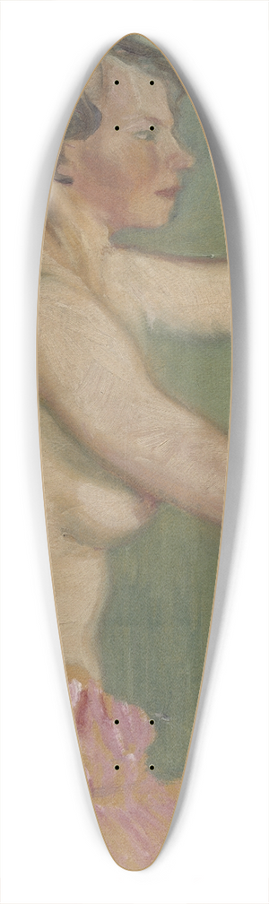 Helmer Osslund - Study of a Model 39.3 inch art pintail longboard deck