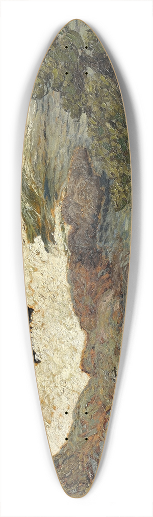 Helmer Osslund - Waterfall, Porjus 39.3 inch art pintail longboard deck