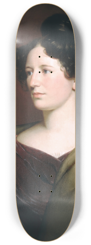 Charles Cromwell Ingham - Mrs. David Cadwallader Colden 8.25 inch art skate deck Charles Cromwell Ingham - Mrs. David Cadwallader Colden 8.25 inch art skate deck