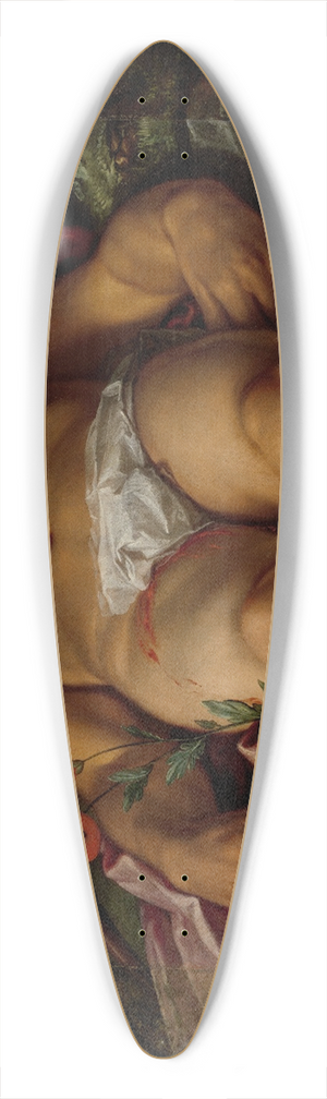 Hendrick Goltzius - Dying Adonis 39.3 inch art pintail longboard deck