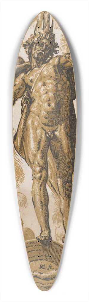 Hendrick Goltzius - Helios 39.3 inch art pintail longboard deck