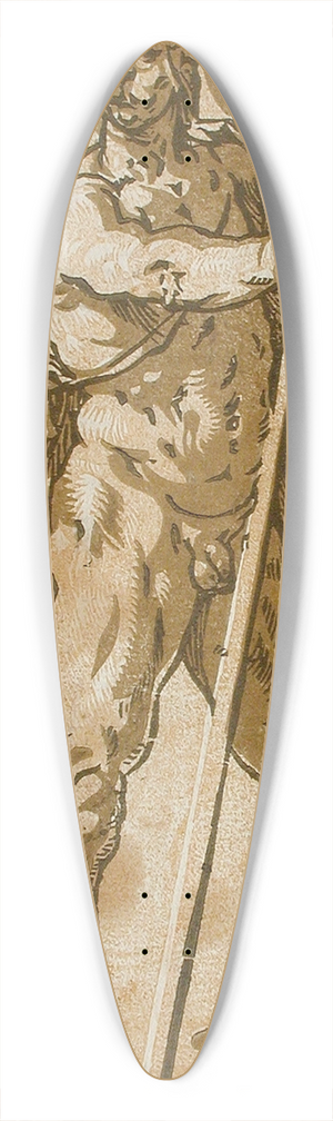 Hendrick Goltzius - Mars 39.3 inch art pintail longboard deck
