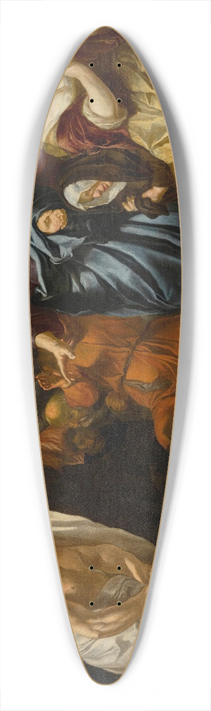 Hendrick Heerschop - The Raising Of Lazarus 39.3 inch art pintail longboard deck