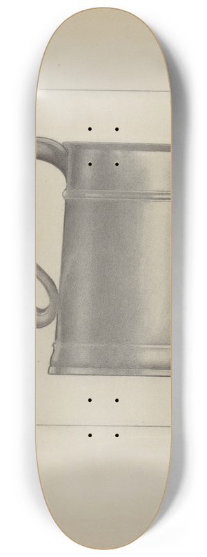 Charles Cullen - Pewter Mug 8.25 inch art skate deck Charles Cullen - Pewter Mug 8.25 inch art skate deck