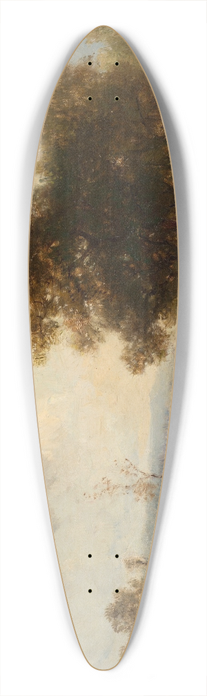 Hendrik Dirk Kruseman van Elten - Landschap met geboomte 39.3 inch art pintail longboard deck