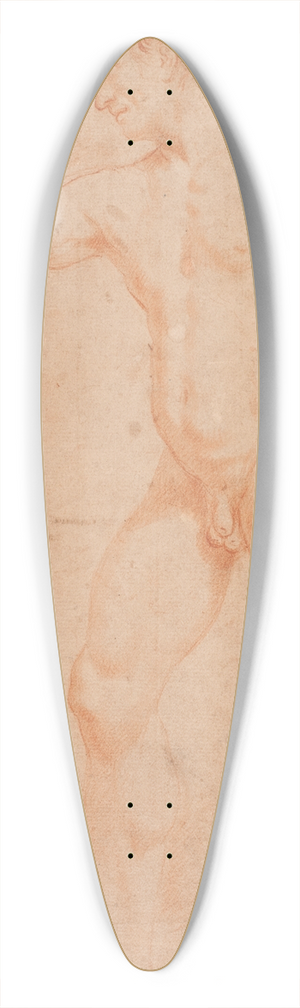 Hendrik Krock - Mandlig modelstudie, stende_med lftet arm 39.3 inch art pintail longboard deck