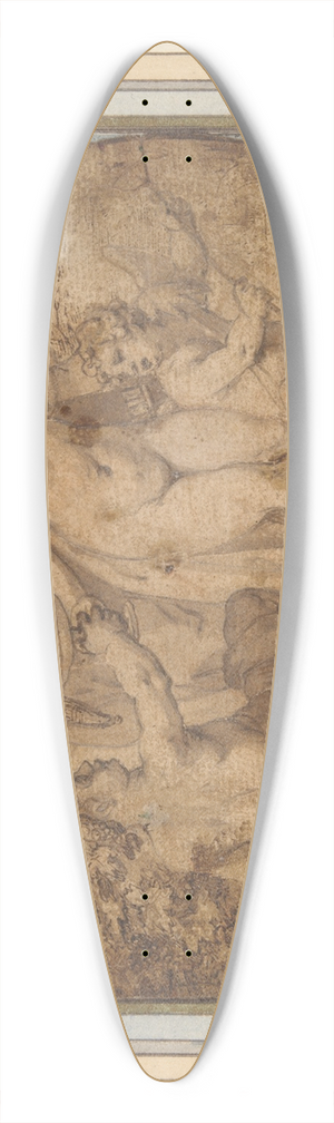 Hendrik van Balen - Bacchus, Venus, andCeres 39.3 inch art pintail longboard deck