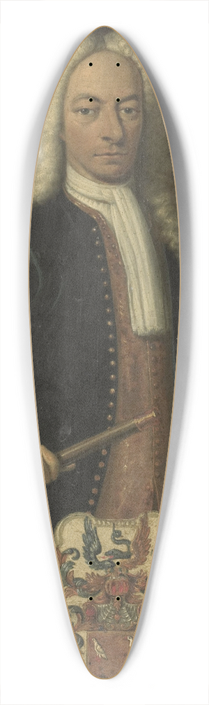 Hendrik van den Bosch - Portrait of Diederik van Durven, Governor-General of the Dutch East Indies 39.3 inch art pintail longboard deck