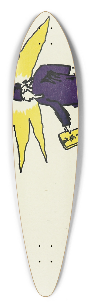 Hendrik Willem Van Loon - Hammurapi 39.3 inch art pintail longboard deck