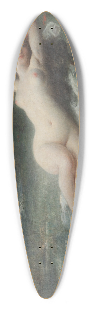 Henri Adrien Tanoux - Nude 39.3 inch art pintail longboard deck