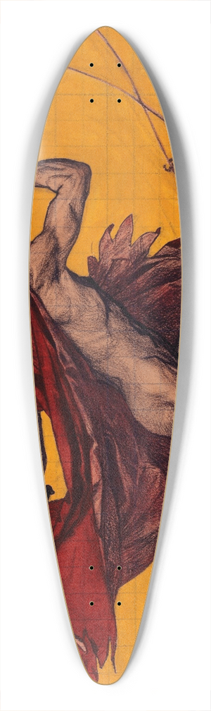 Henri Bellery-Desfontaines - Fragment de la maquette pour la dcoration du thtre des auteurs gais, exposition universelle 39.3 inch art pintail longboard deck