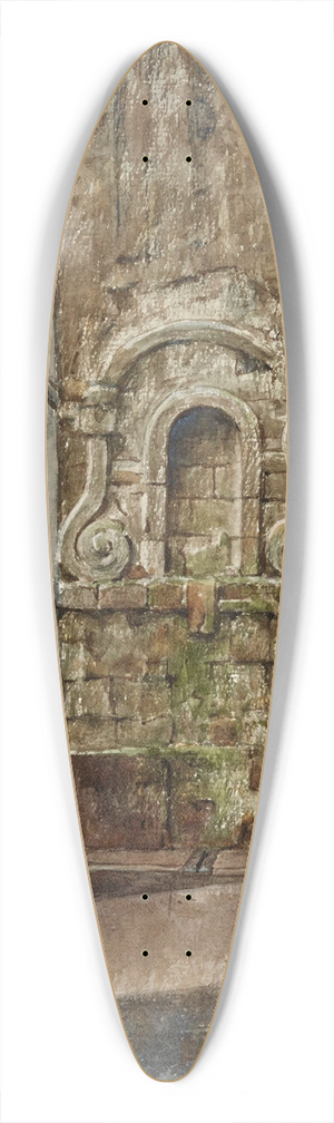 Henri Berthaut - Ancienne fontaine rue Eginhard. 39.3 inch art pintail longboard deck