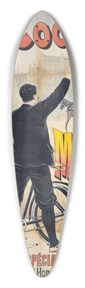 Henri Boulanger Gray - HCocher! chez MICHAUT 39.3 inch art pintail longboard deck