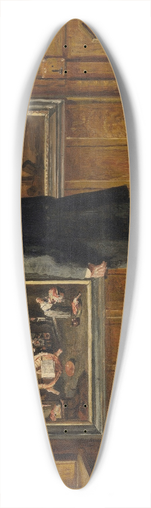 Henri de Braekeleer - The Art Lover 39.3 inch art pintail longboard deck
