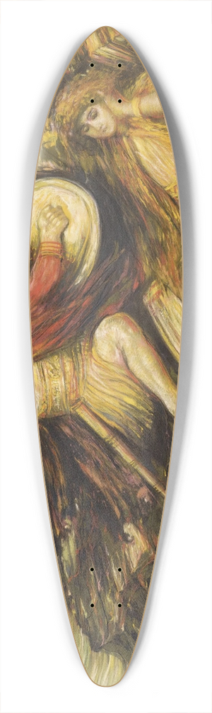 Henri de Groux - La mort de Siegfried 39.3 inch art pintail longboard deck