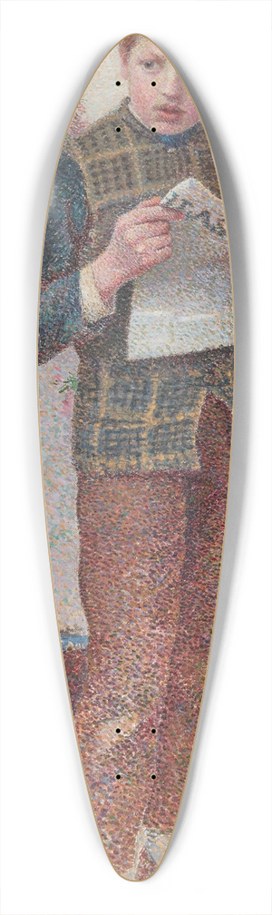 Henri Delavalle - The Boot Polisher 39.3 inch art pintail longboard deck Henri Delavalle - The Boot Polisher 39.3 inch art pintail longboard deck