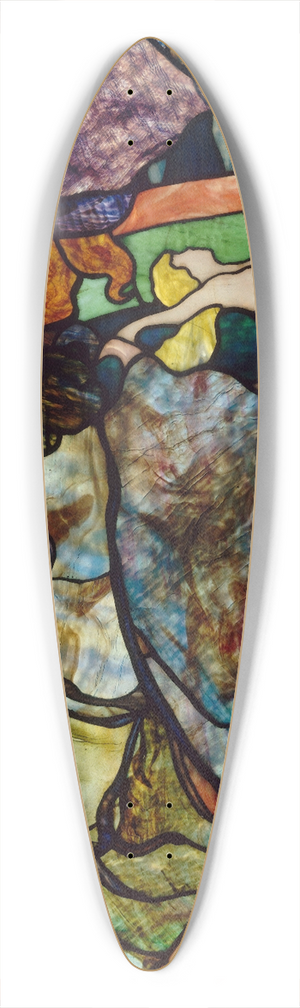 Henri de Toulouse-Lautrec - At the New Circus, Papa Chrysanthemum 39.3 inch art pintail longboard deck