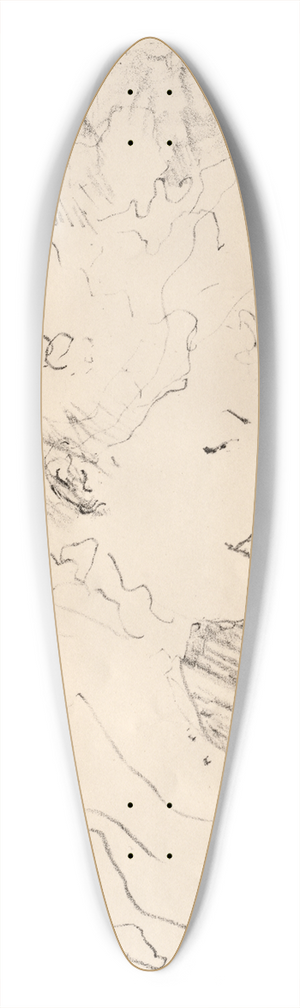 Henri de Toulouse-Lautrec - Emilienne dAlenon 39.3 inch art pintail longboard deck