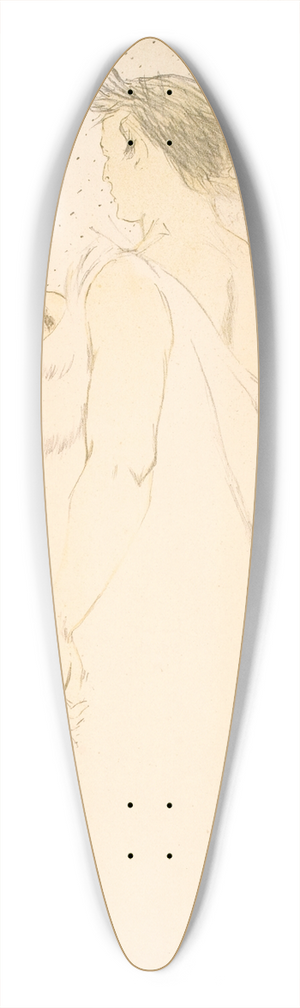 Henri de Toulouse-Lautrec - Femme  Glace, la Glace  Main 39.3 inch art pintail longboard deck