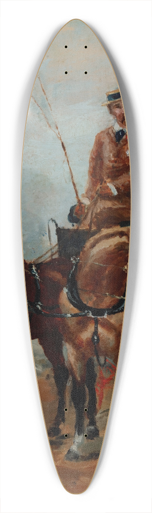 Henri de Toulouse-Lautrec - Monsieur 39.3 inch art pintail longboard deck