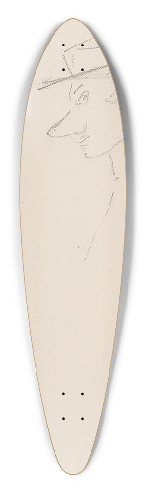 Henri de Toulouse-Lautrec - Profil 39.3 inch art pintail longboard deck