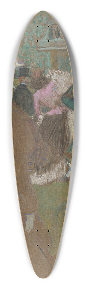Henri de Toulouse-Lautrec - Quadrille at the Moulin Rouge 39.3 inch art pintail longboard deck