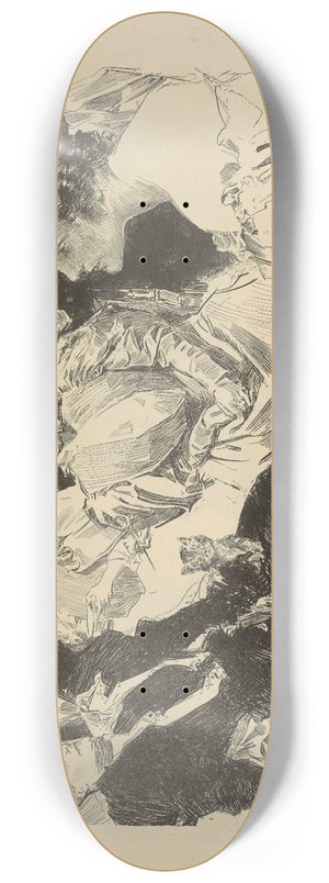 Charles Dana Gibson - A Drawing-room Tea 8.25 inch art skate deck