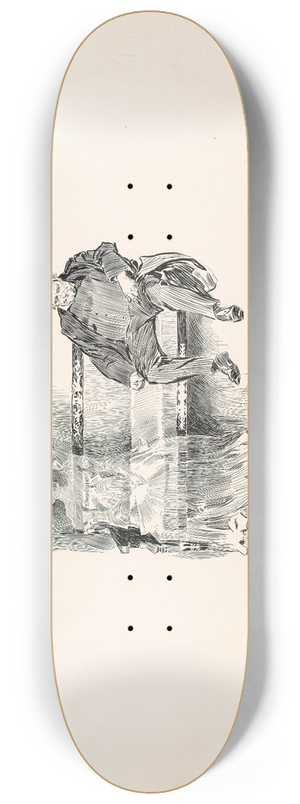 Charles Dana Gibson - A dream 8.25 inch art skate deck