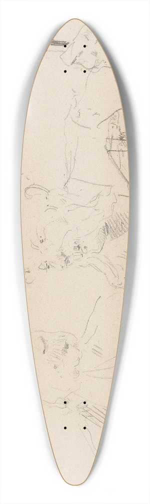 Henri de Toulouse-Lautrec -  table 39.3 inch art pintail longboard deck
