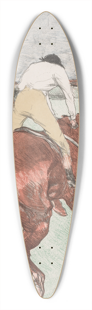 Henri de Toulouse-Lautrec - The Jockey 39.3 inch art pintail longboard deck