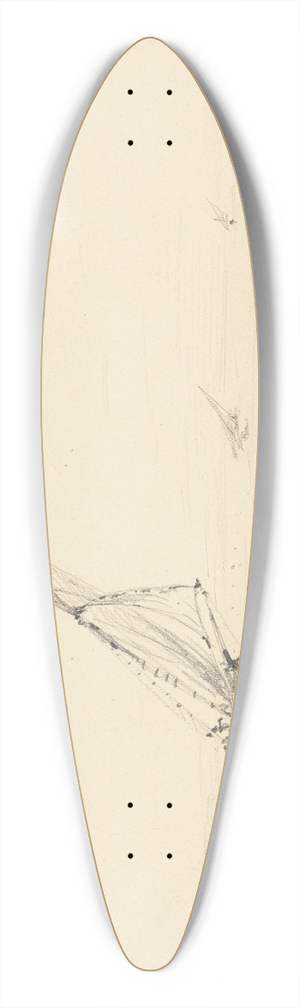 Henri de Toulouse-Lautrec - Voiliers 39.3 inch art pintail longboard deck