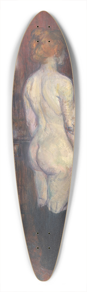 Henri de Toulouse-Lautrec - Woman before a Mirror 39.3 inch art pintail longboard deck