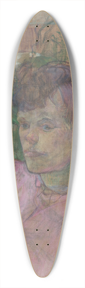 Henri de Toulouse-Lautrec - Woman in the Garden of Monsieur Forest 39.3 inch art pintail longboard deck
