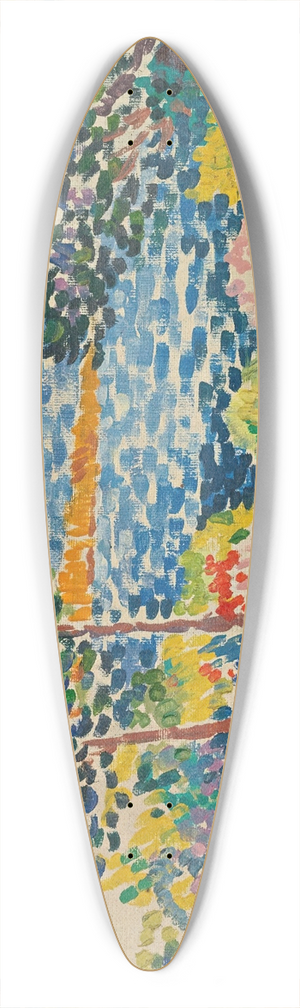 Henri-Edmond Cross - Bord De Mer En Mditerrane 39.3 inch art pintail longboard deck