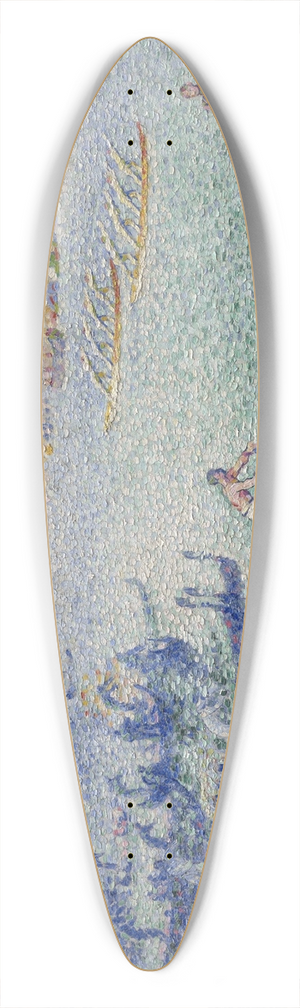 Henri-Edmond Cross - Regatta in Venice 39.3 inch art pintail longboard deck Henri-Edmond Cross - Regatta in Venice 39.3 inch art pintail longboard deck