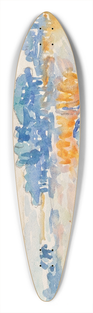 Henri-Edmond Cross - Saint-Clair 39.3 inch art pintail longboard deck