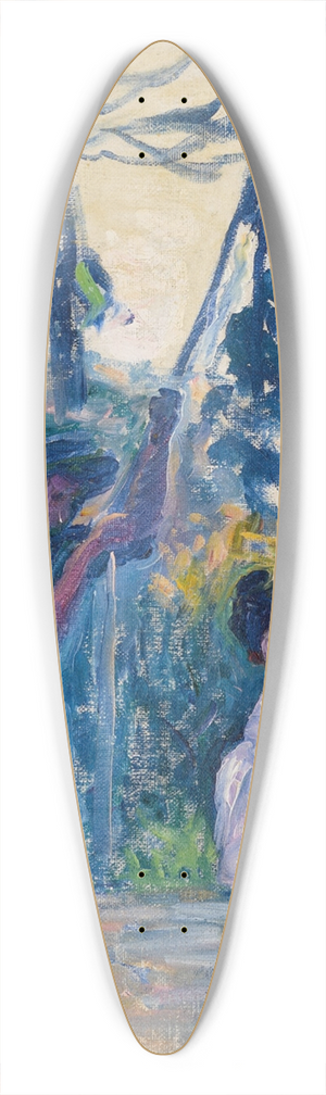 Henri-Edmond Cross - tude pour Jardin en Provence 39.3 inch art pintail longboard deck Henri-Edmond Cross - tude pour Jardin en Provence 39.3 inch art pintail longboard deck