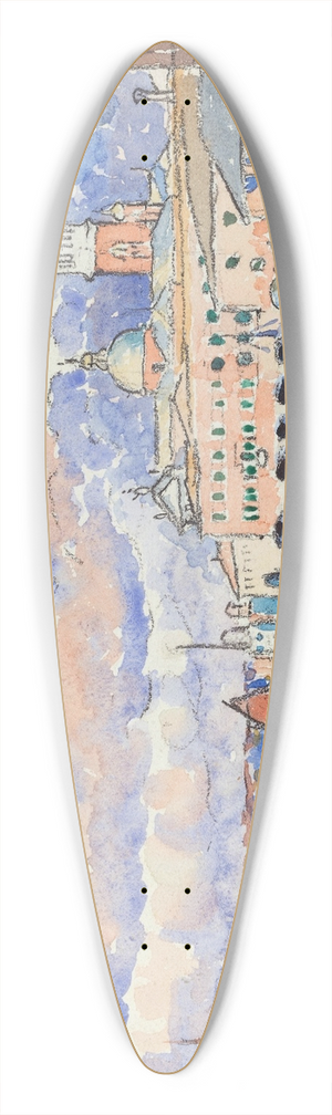 Henri-Edmond Cross - Venice 39.3 inch art pintail longboard deck