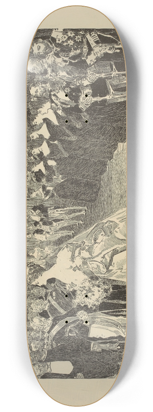 Charles Dana Gibson - After presentation 8.25 inch art skate deck