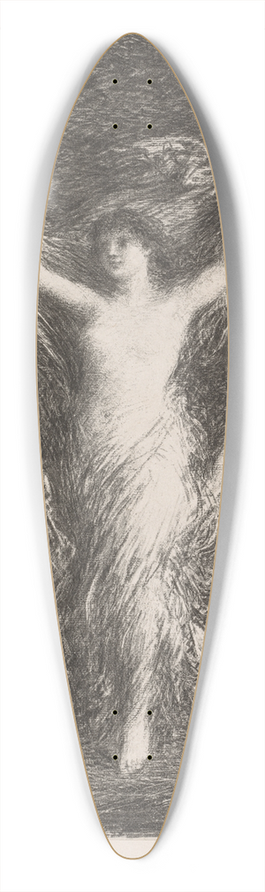Henri Fantin-Latour - Danses 39.3 inch art pintail longboard deck