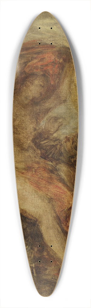 Henri Fantin-Latour - LHomme entre le Vice et la Vertu 39.3 inch art pintail longboard deck